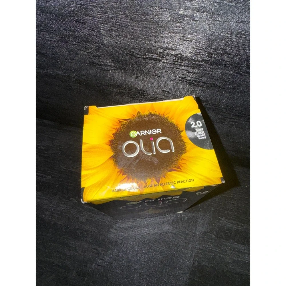 New Garnier Olia 2.0 Soft Black Permanent Hair Color No Ammonia Oil Powered